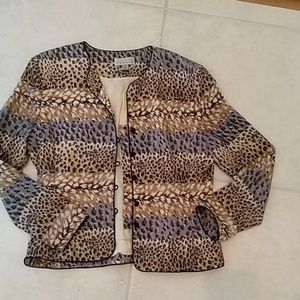 Adrianna Papell Silk Jacket